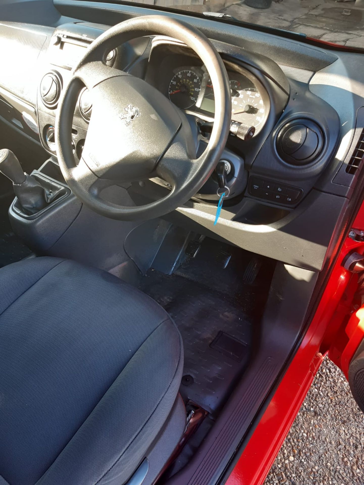 2010/10 REG PEUGEOT BIPPER S HDI 1.4 DIESEL RED PANEL VAN, SHOWING 0 FORMER KEEPERS *PLUS VAT* - Image 8 of 8