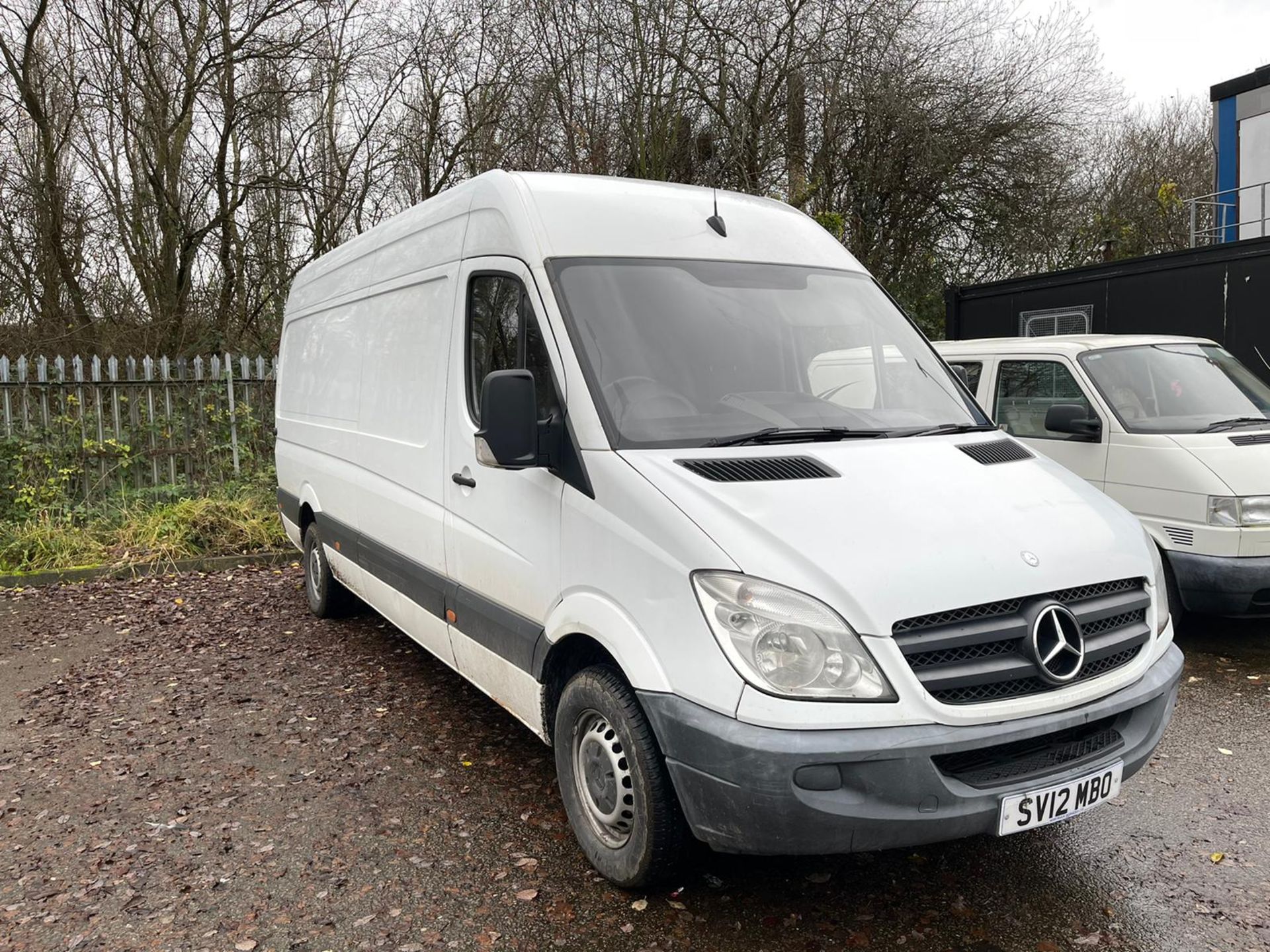 2012/12 REG MERCEDES-BENZ SPRINTER 316 CDI 2.2 DIESEL WHITE PANEL VAN, SHOWING 2 FORMER KEEPERS