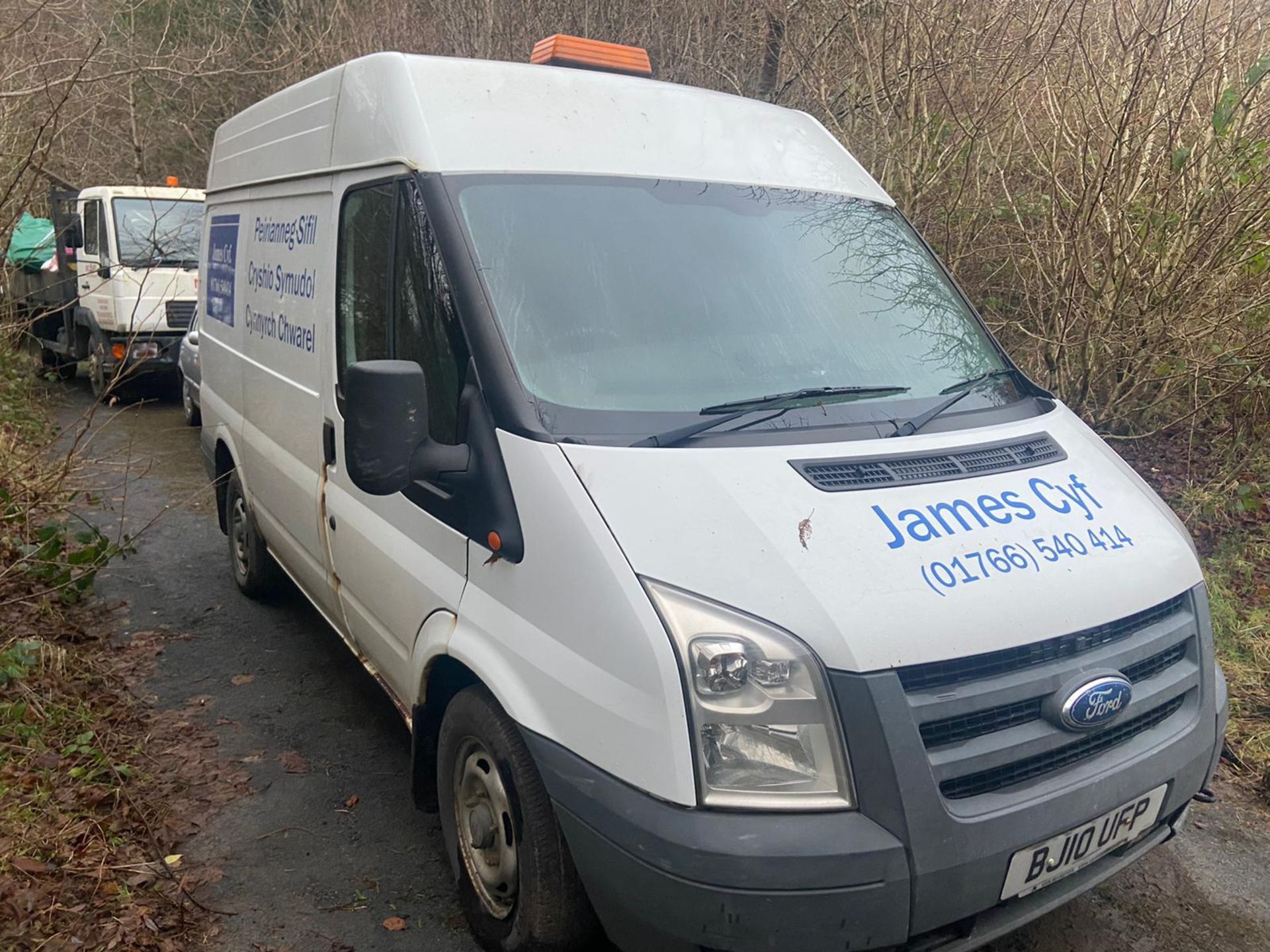 2010/10 REG FORD TRANSIT 85 T280S FWD 2.2 DIESEL WHITE PANEL VAN, SHOWING 1 FORMER KEEPER *NO VAT*