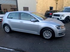 2015/15 REG VOLKSWAGEN GOLF S BLUEMOTION TECH TDI 1.6 DIESEL SILVER 5DR HATCHBACK *NO VAT*