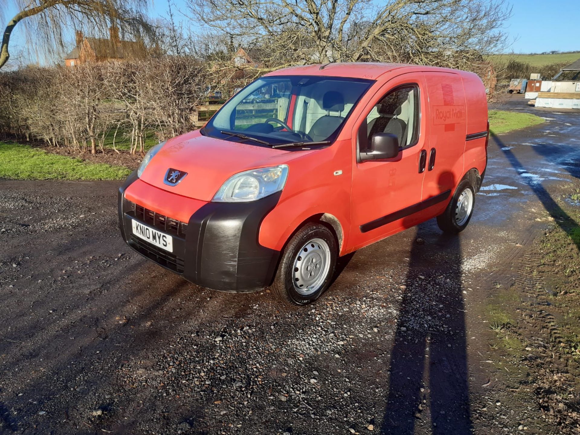 2010/10 REG PEUGEOT BIPPER S HDI 1.4 DIESEL RED PANEL VAN, SHOWING 0 FORMER KEEPERS *PLUS VAT* - Image 2 of 8