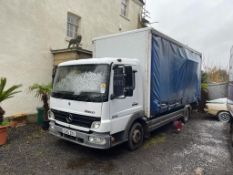 2005/55 REG MERCEDES CVS ATEGO 825 DAY CURTAIN SIDED LORRY, SHOWING 2 FORMER KEEPERS *PLUS VAT*