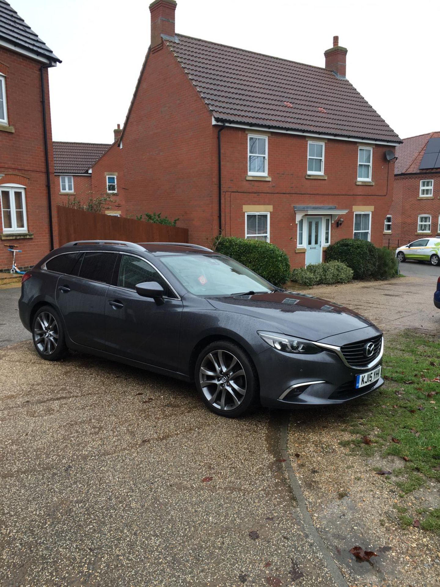 2015/15 REG MAZDA 6 SPORT NAV 2.2 DIESEL ESTATE GREY, SHOWING 2 FORMER KEEPERS *NO VAT*