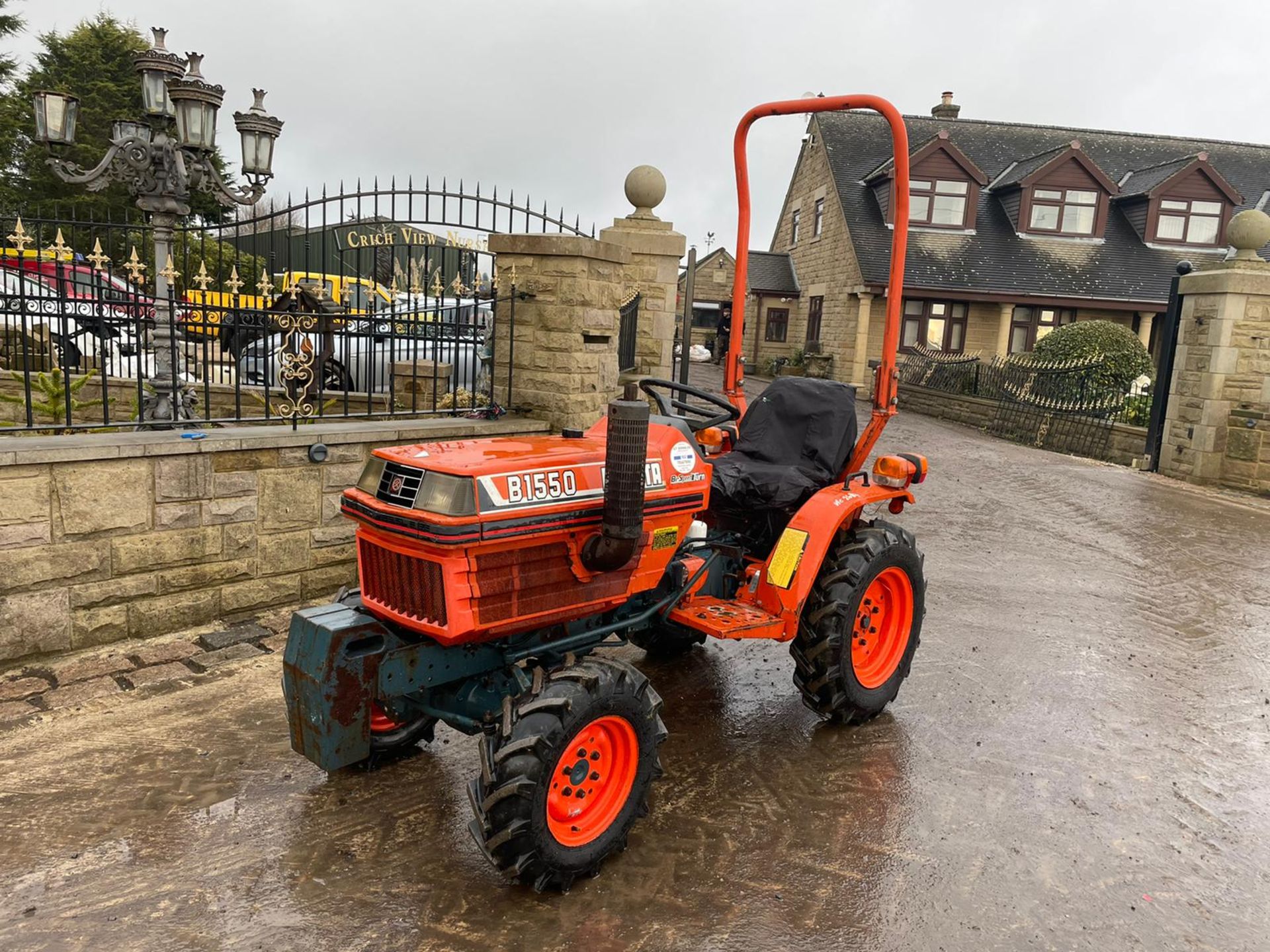 KUBOTA B1550 COMPACT TRACTOR, RUNS AND DRIVES, CLEAN MACHINE, CANOPY, FRONT WEIGHTS *NO VAT* - Image 10 of 12