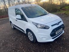 2015/15 REG FORD TRANSIT CONNECT 200 ECONETIC 1.6 DIESEL WHITE PANEL VAN, SHOWING 0 FORMER KEEPERS