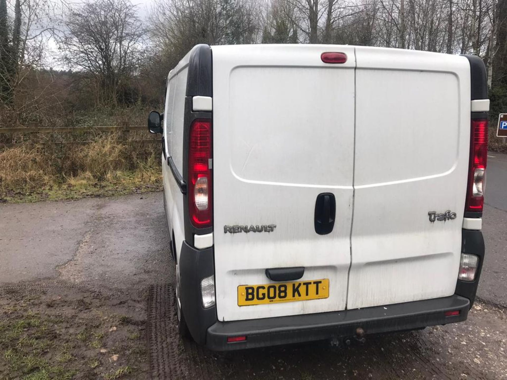 2008/08 REG RENAULT TRAFIC SL27+ DCI 115 2.0 DIESEL WHITE PANEL VAN, SHOWING 4 FORMER KEEPERS - Image 3 of 7