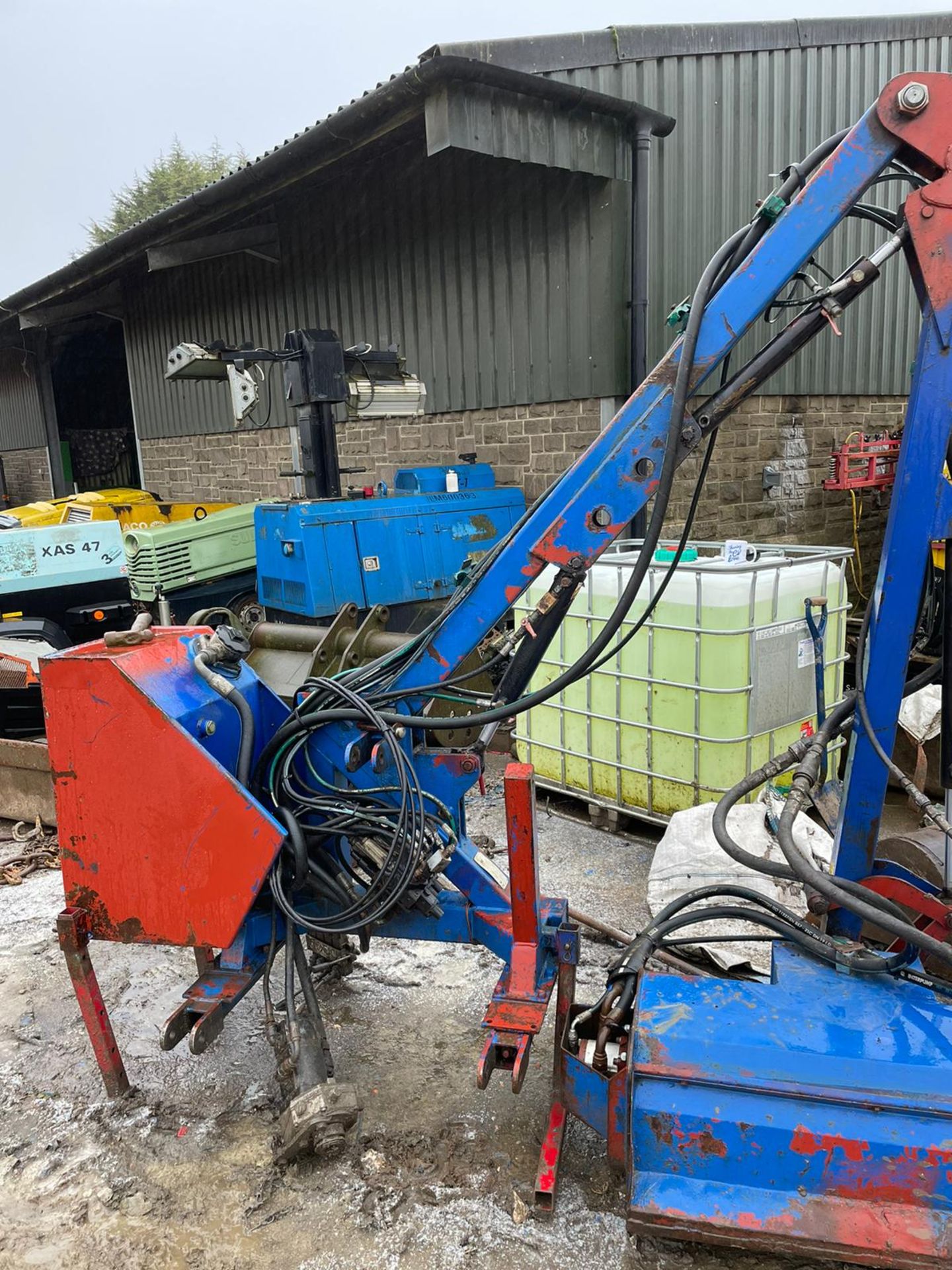 2005 RYETEC SL420H HEDGE CUTTER, SUITABLE FOR 3 POINT LINKAGE, CABLE CONTROLLED, PTO DRIVEN