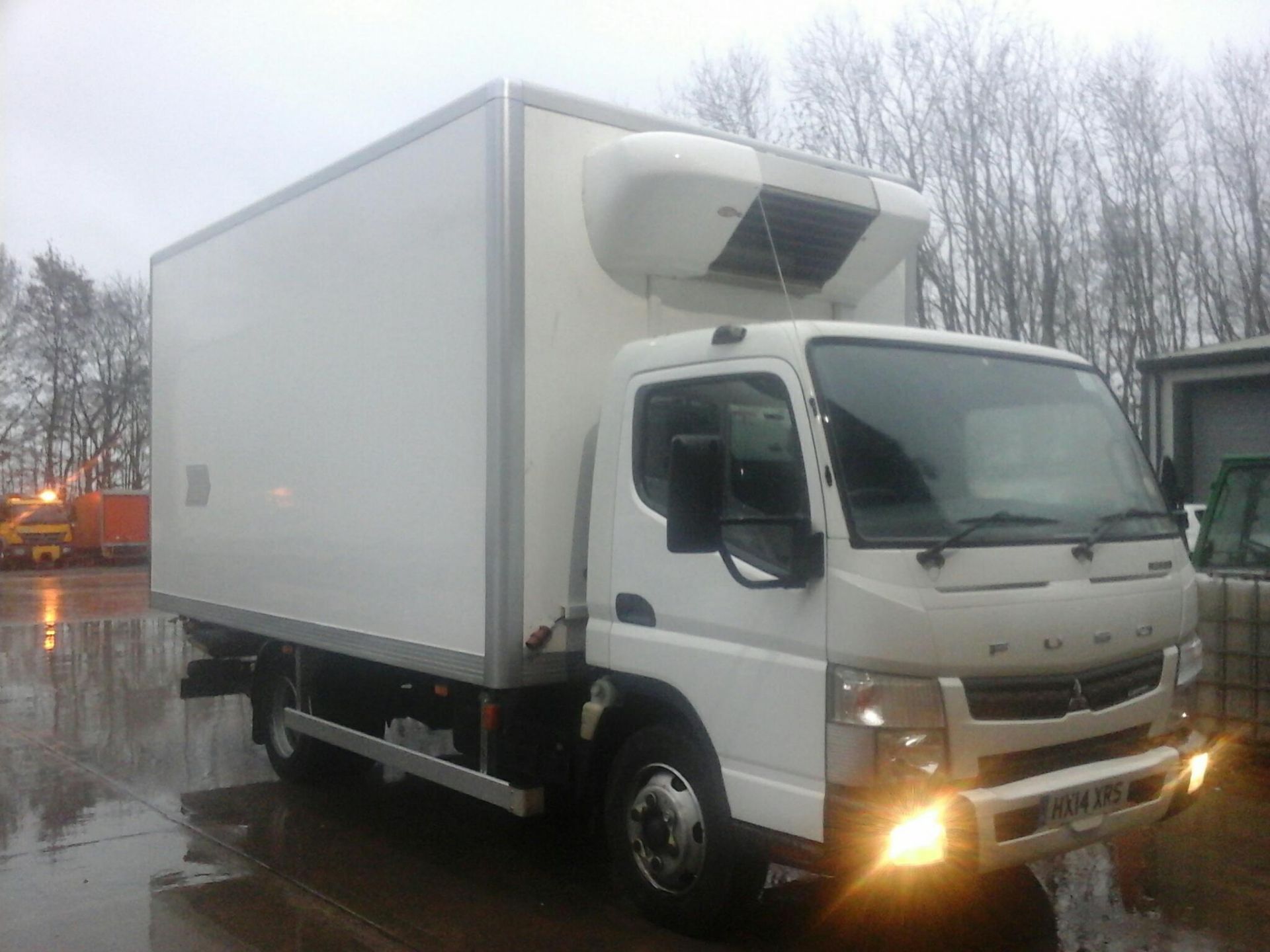 2014/14 REG MITSUBISHI FUSO CANTER 7C15 28 3.0 DIESEL WHITE 4X2 DAY FRIDGE BOX AUTO *PLUS VAT*