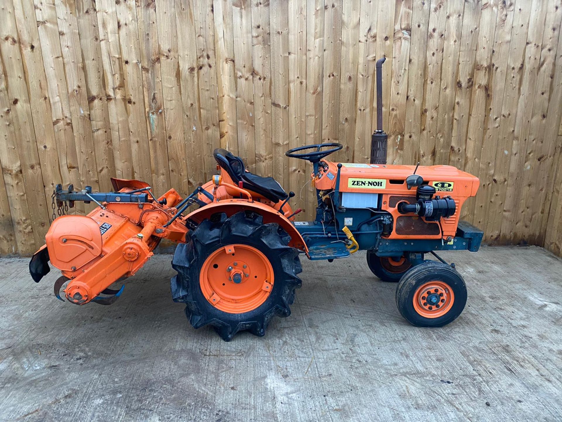 Kubota B7001E Compact tractor & Rotavator *PLUS VAT* - Image 6 of 7