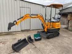 MINI EXCAVATOR RHINOCEROS XN08 BRAND NEW, YEAR 2020, LATEST MODEL SERIES 3 WITH EURO 5 ENGINE