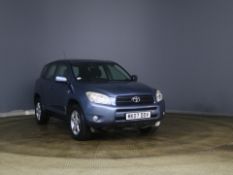 2007/07 REG TOYOTA RAV4 XT5 D-4D 2.2 DIESEL BLUE, SHOWING 1 FORMER KEEPER *NO VAT*