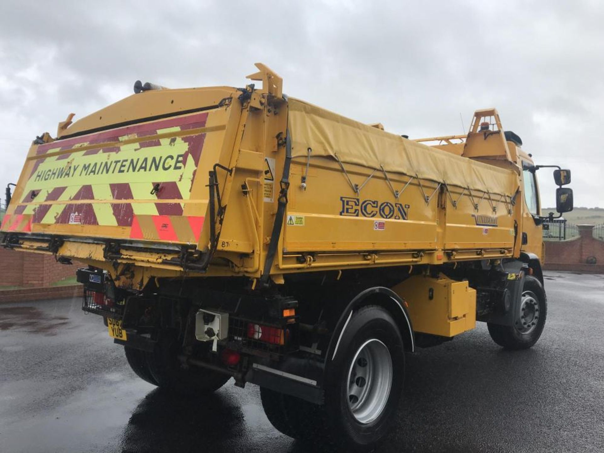 2013/62 REG DAF TRUCKS LF FA 55.250 YELLOW TIPPER 18 TON 3 WAY MANUAL GEARBOX, EX COUNCIL *PLUS VAT* - Image 8 of 30