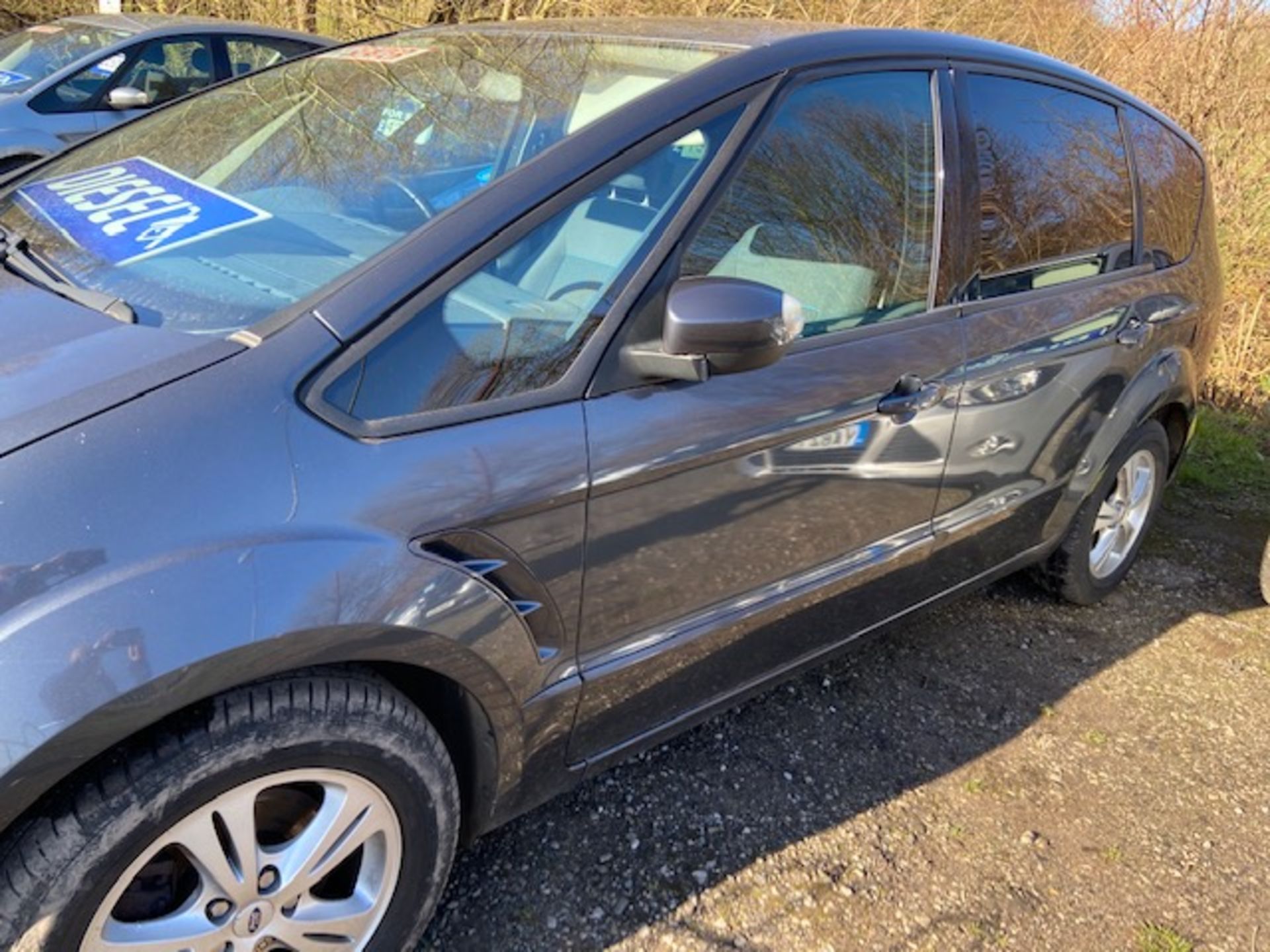 2007/07 REG FORD S-MAX ZETEC TDCI 6G 7 SEATER 1.8 DIESEL GREY MPV, SHOWING 4 FORMER KEEPERS