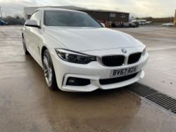 2017 BMW 420D GRAN COUPE M SPORT, FORD TRANSIT CUSTOM 290 LTD, STIGA TITAN 26H MOWER, HI TIP DUMPER, NEW LEAF BLOWER ENDS FROM 7PM THURSDAY!