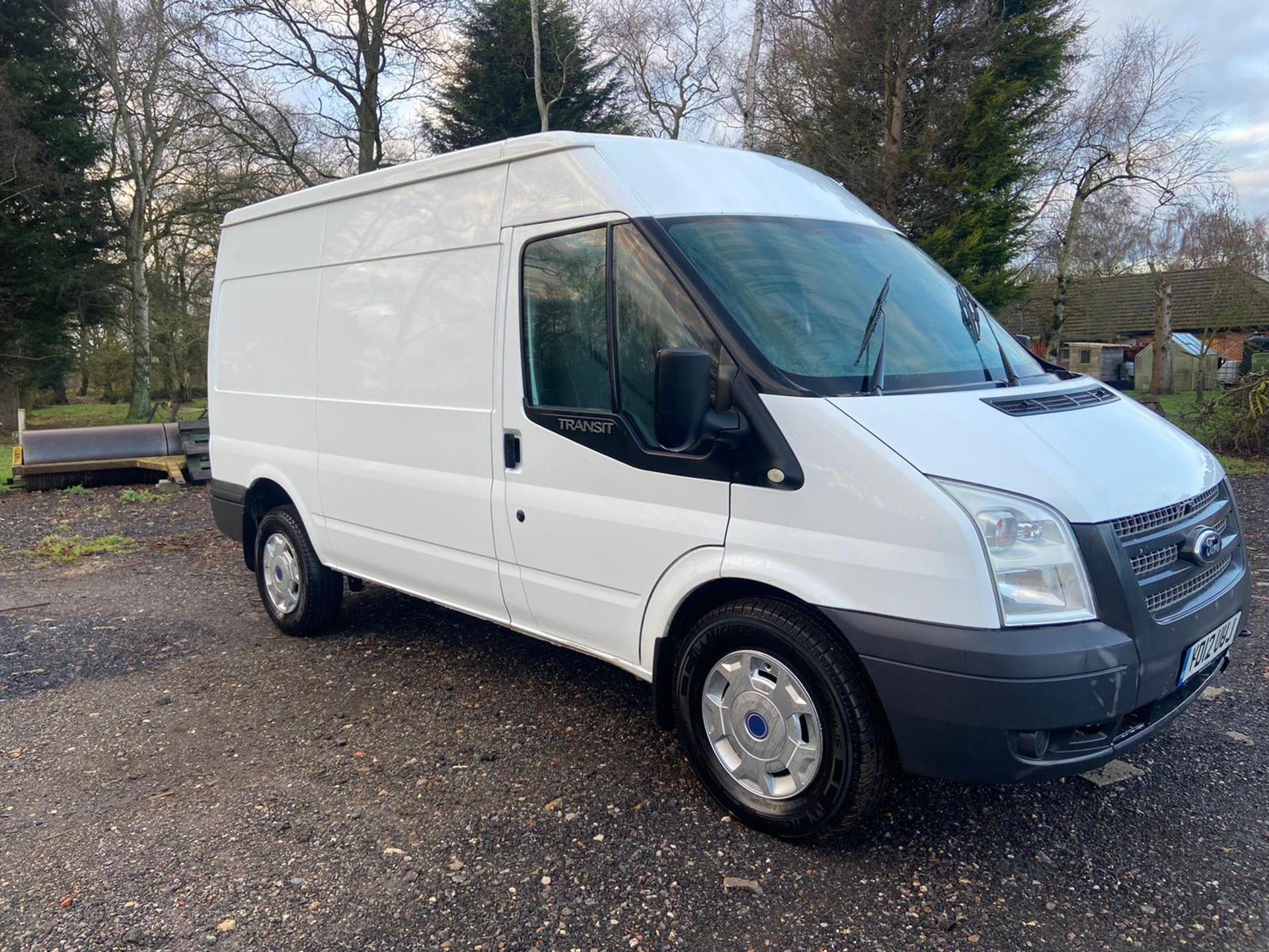 2012/12 REG FORD TRANSIT 100 T350 RWD 2.2 DIESEL WHITE PANEL VAN, SHOWING 0 FORMER KEEPERS *PLUS VAT