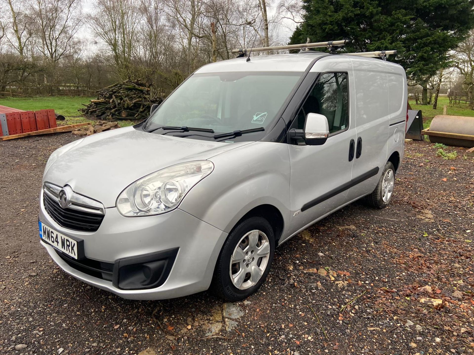 2014/64 REG VAUXHALL COMBO 2000 L1H1 CDTI S/S SPORT 1.25 DIESEL SILVER PANEL VAN *PLUS VAT* - Image 3 of 10