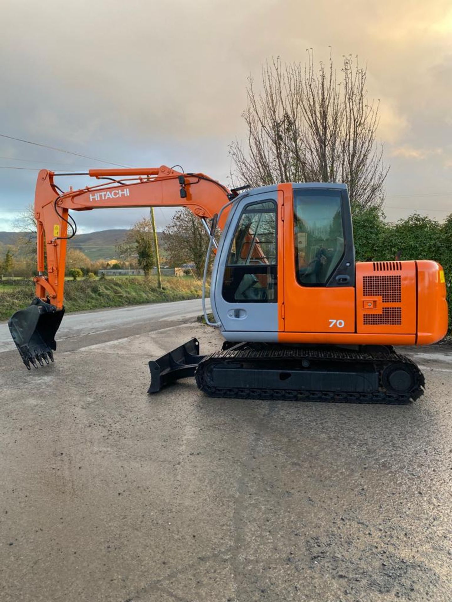 2008 HITACHI ZAXIS 70 TRACKED CRAWLER EXCAVATOR / DIGGER, 3900 HOURS, 4 CYLINDER ISUZU ENGINE - Image 4 of 6