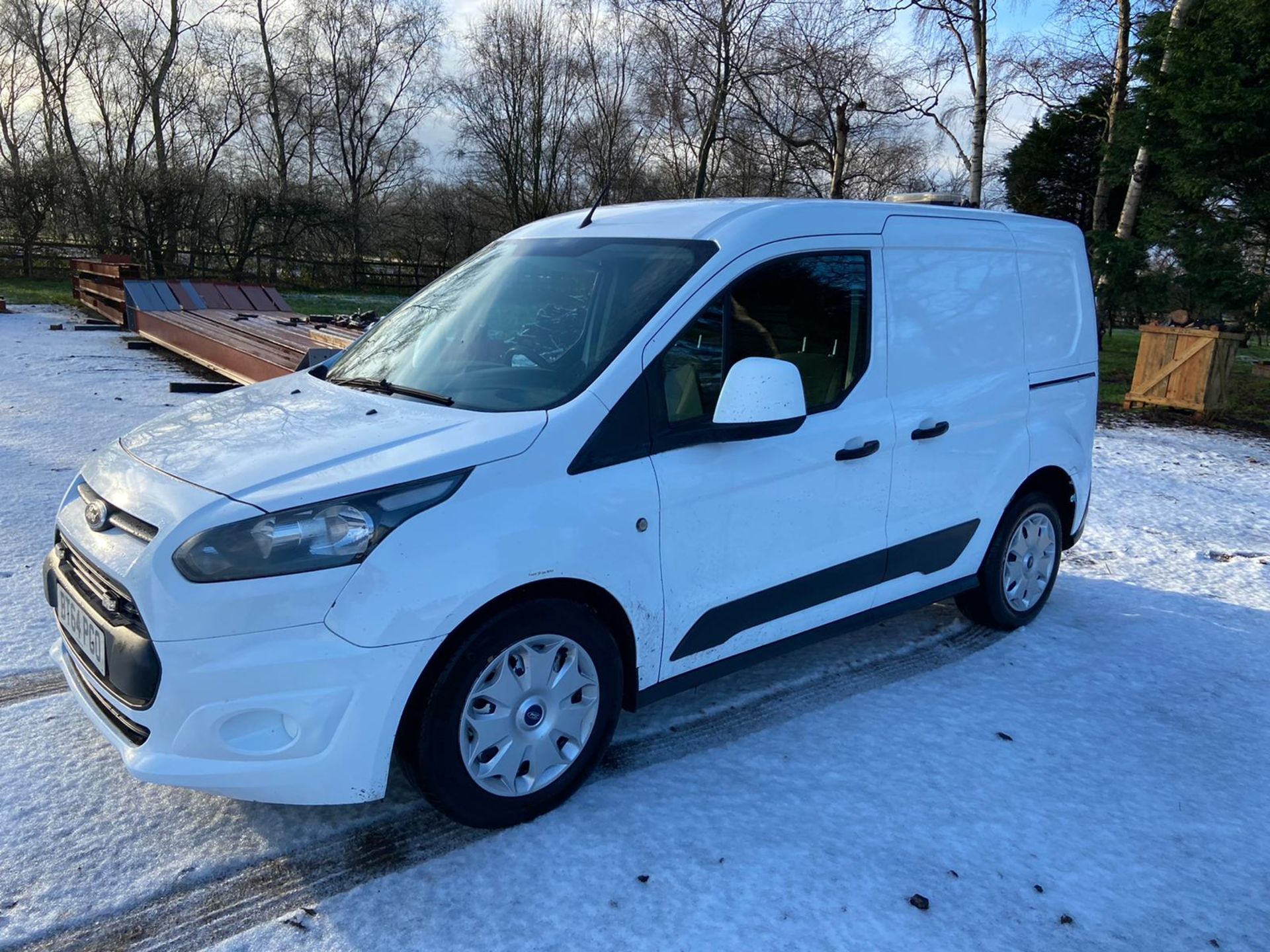 2015/64 REG FORD TRANSIT CONNECT 200 ECONETIC 1.6 DIESEL WHITE PANEL VAN, SHOWING 0 FORMER KEEPERS - Image 3 of 10