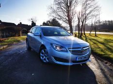 2013/63 REG VAUXHALL INSIGNIA TECHLINE CDTI ECO 2.0 DIESEL SILVER ESTATE, SHOWING 3 FORMER KEEPERS