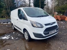 2017/67 REG FORD TRANSIT CUSTOM 290 2.0 DIESEL WHITE PANEL VAN, SHOWING 0 FORMER KEEPERS *PLUS VAT*