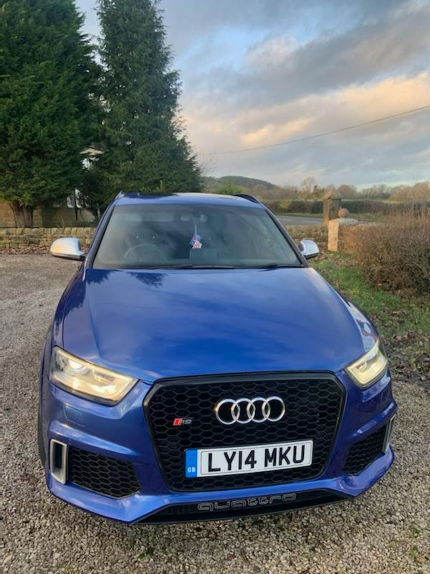 2014/14 REG AUDI RS Q3 TFSI QUATTRO 2.5 SEMI-AUTOMATIC BLUE *NO VAT* - Image 2 of 13