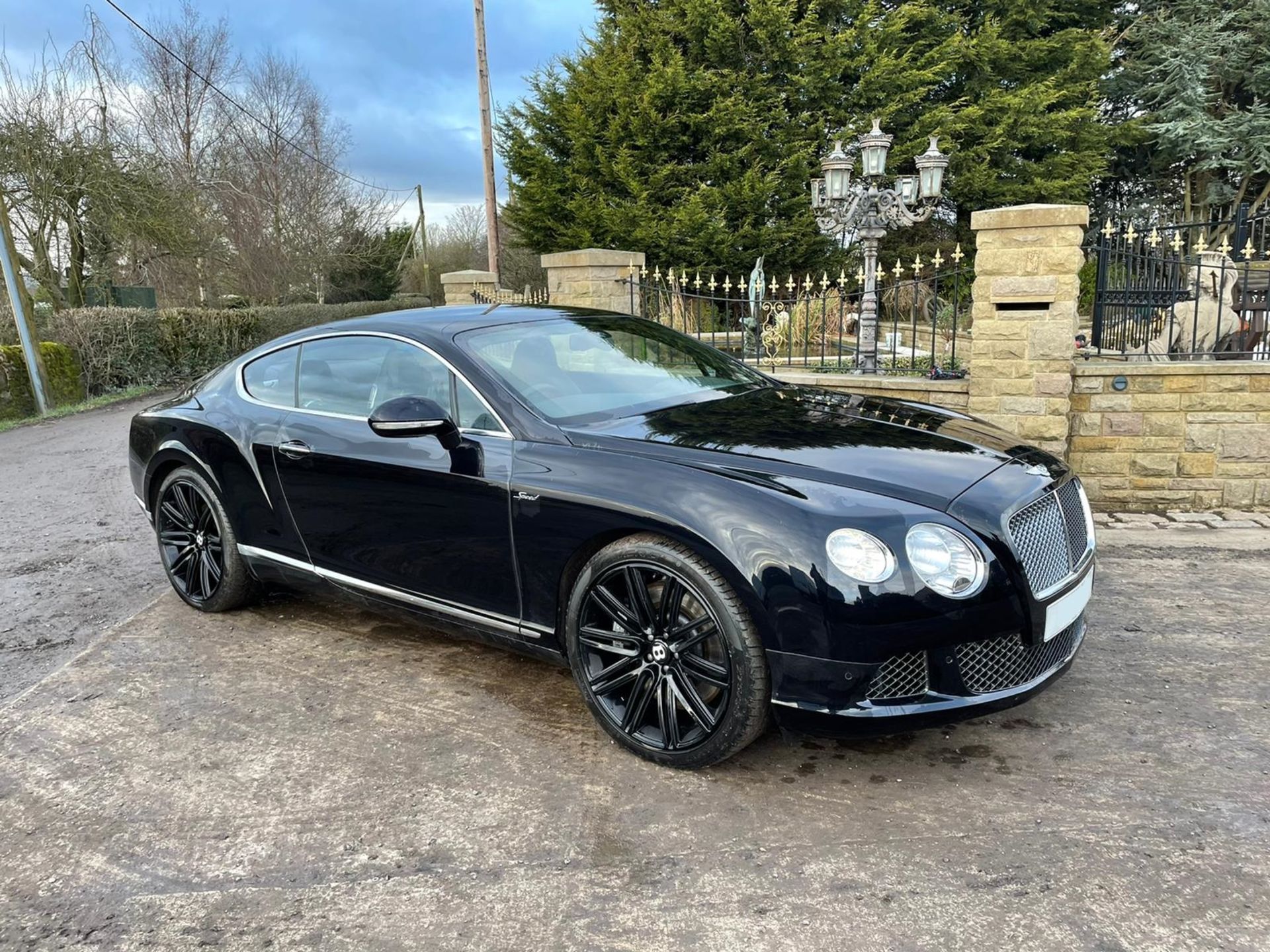 2014/14 REG BENTLEY CONTINENTAL GT SPEED 6.0 AUTO BLACK COUPE 626 HP- FULL BENTLEY SERVICE HISTORY