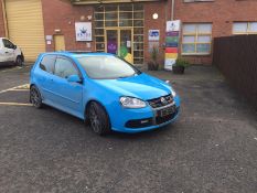 2006/56 REG VOLKSWAGEN GOLF R32 3.2 PETROL BLUE 3 DOOR HATCHBACK, SHOWING 3 FORMER KEEPERS *NO VAT*