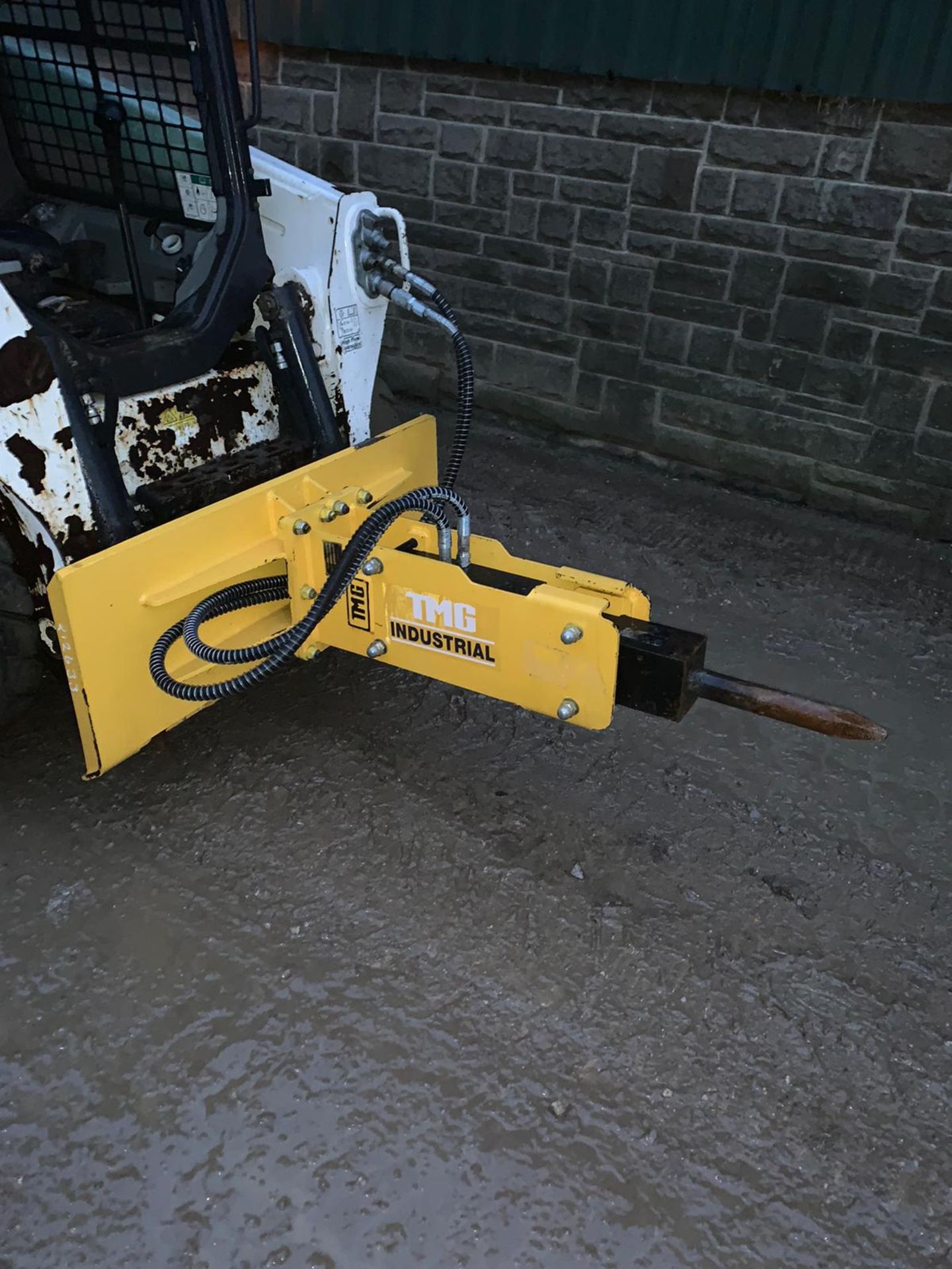 TMG INDUSTRIAL BREAKER TMG-HB53, STILL LIKE NEW - USED FOR 10 MINS, SUITABLE FOR SKIDSTEER *PLUS VAT - Image 3 of 5