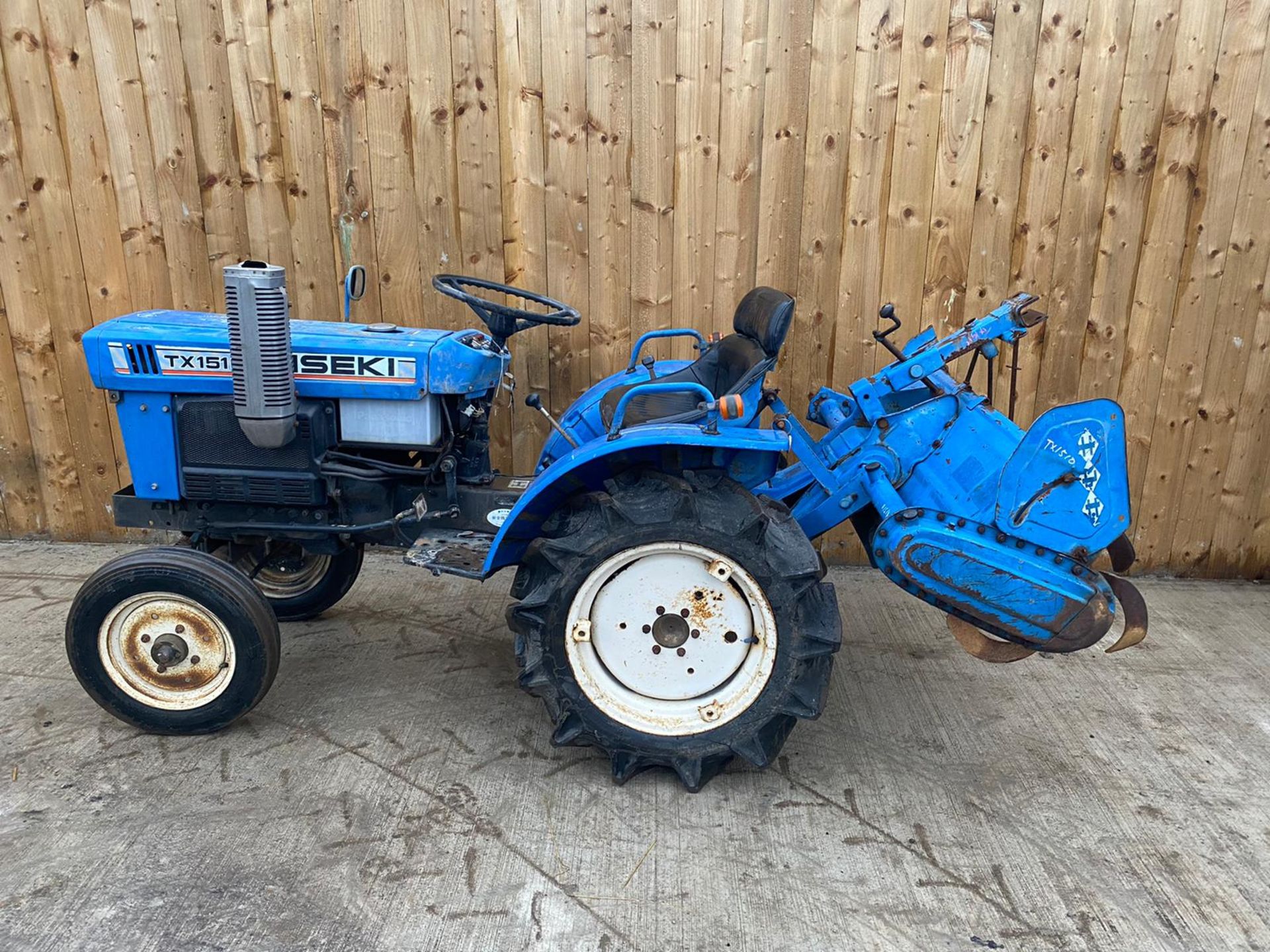 ISEKI TX1510 COMPACT TRACTOR & ROTAVATOR *PLUS VAT* - Image 2 of 6