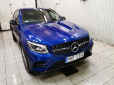 2018 MERCEDES-BENZ GLC 250D 4 MATIC BLUE 5 DOOR, ONLY 14500 MILES - POLISH REG *NO VAT*