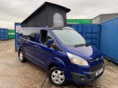 2015/65 REG FORD TRANSIT CUSTOM 290 LTD ECO-TECH 2.2 DIESEL PANEL VAN, SHOWING 1 FORMER KEEPER