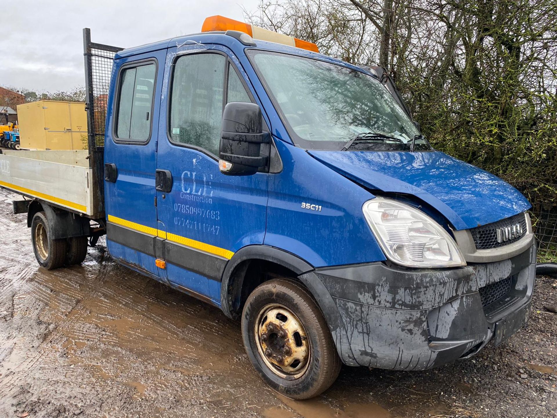 2010/60 REG IVECO DAILY 35C11 LWB 2.3 DIESEL BLUE TIPPER, SHOWING 1 FORMER KEEPER *PLUS VAT*