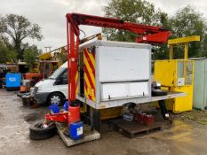 2009 Powered Access 14.5 meter cherry picker, will suit 7.5 ton truck. Runs off 24v electric