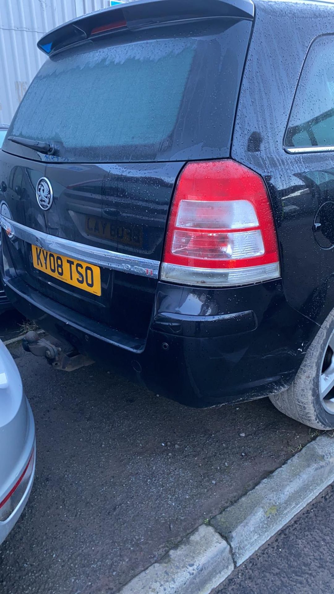 2008/08 REG VAUXHALL ZAFIRA SRI CDTI 150 1.9 DIESEL BLACK 7 SEAT MPV, SHOWING 5 FORMER KEEPERS - Image 5 of 10