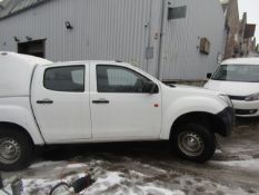 2013/13 REG ISUZU D-MAX D/C INTERCOOLER TD 2.5 DIESEL PICK-UP, SHOWING 1 FORMER KEEPER *PLUS VAT*