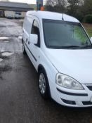 2008/58 REG VAUXHALL COMBO CDTI SWB 1.25 DIESEL WHITE VAN, SHOWING 1 FORMER KEEPER *NO VAT*