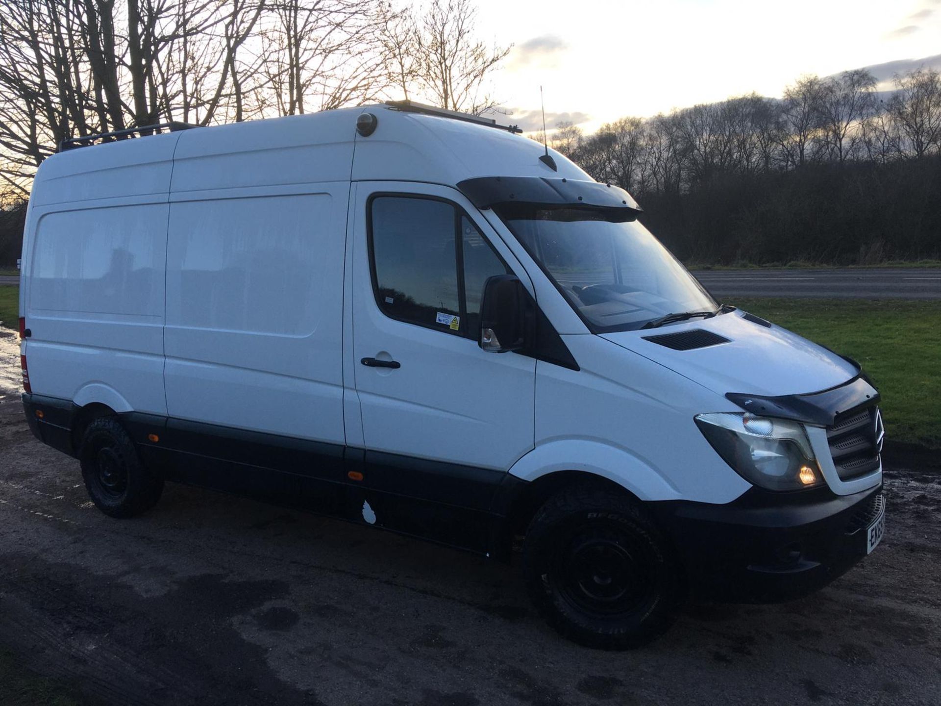 2015/65 REG MERCEDES-BENZ SPRINTER 313 CDI 2.2 DIESEL WHITE PANEL VAN, SHOWING 1 FORMER KEEPER