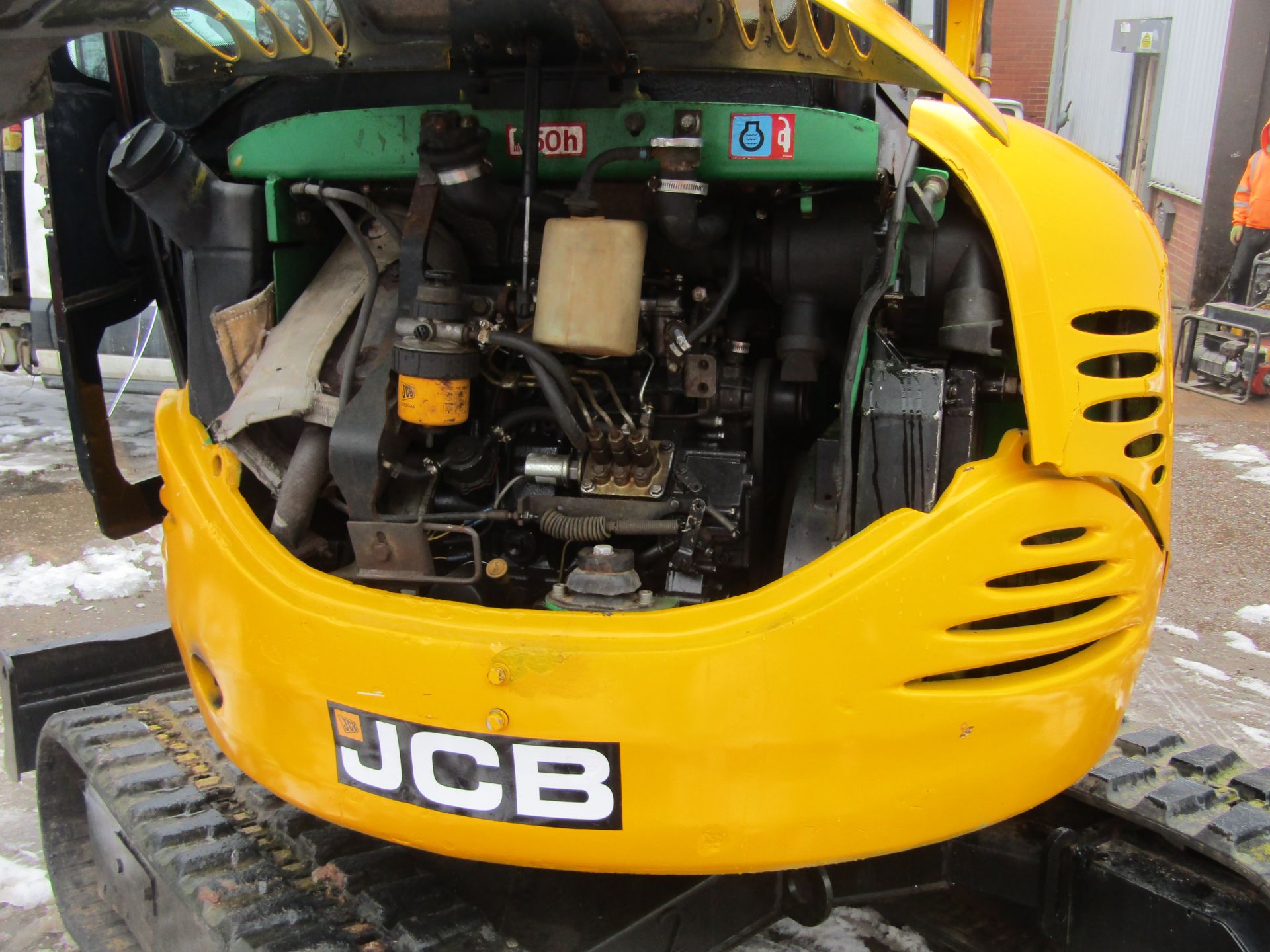 JCB 8025 TRACKED DIGGER / EXCAVATOR, SERIAL NUMBER 1226529, ZERO TAIL SWING, YEAR 2008 *PLUS VAT* - Image 8 of 10