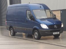 2011/61 REG MERCEDES-BENZ SPRINTER 313 CDI 2.2 DIESEL PANEL VAN, SHOWING 2 FORMER KEEPERS *NO VAT*