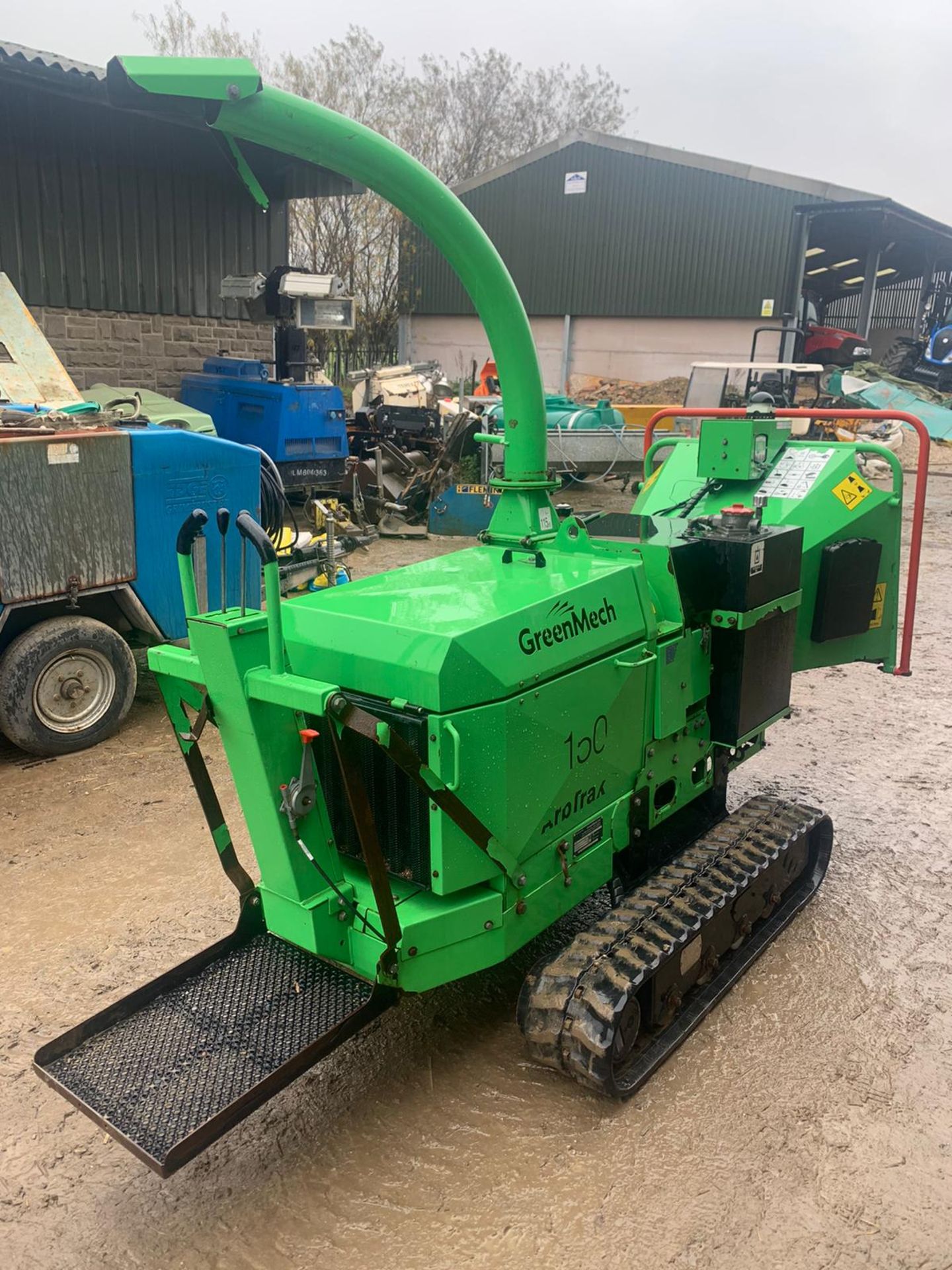 2014 GREENMECH ARB TRACK 150-35 STAND ON / WALK BEHIND WOOD CHIPPER, RUNS, DRIVES & CHIPS *PLUS VAT* - Image 2 of 5