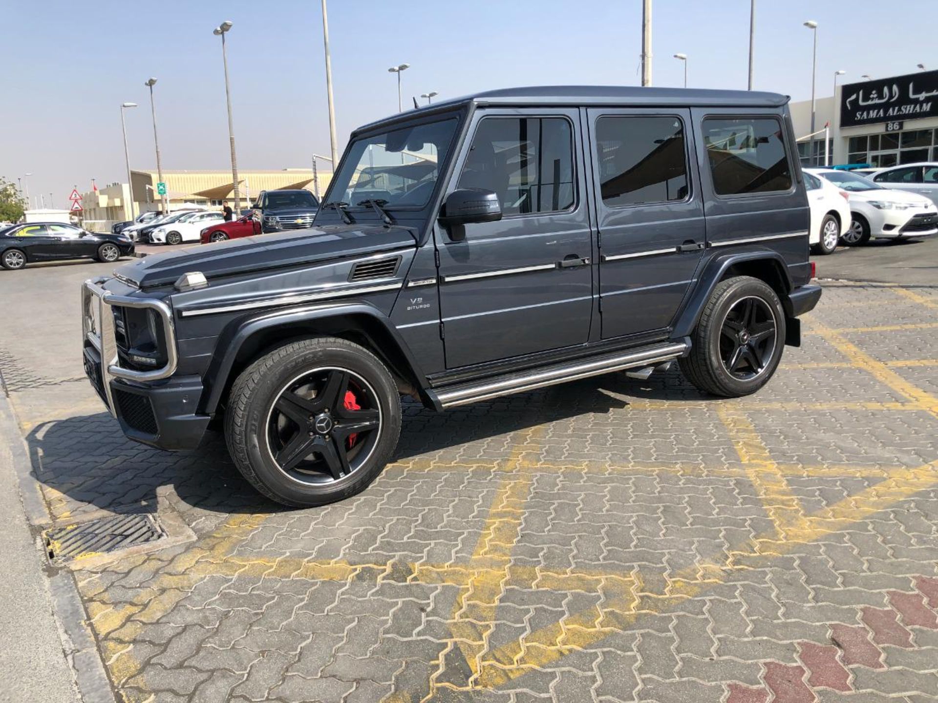 2014 Mercedes G63 65,000 km Service history Dark charcoal grey With 2 tone interior - Image 2 of 7