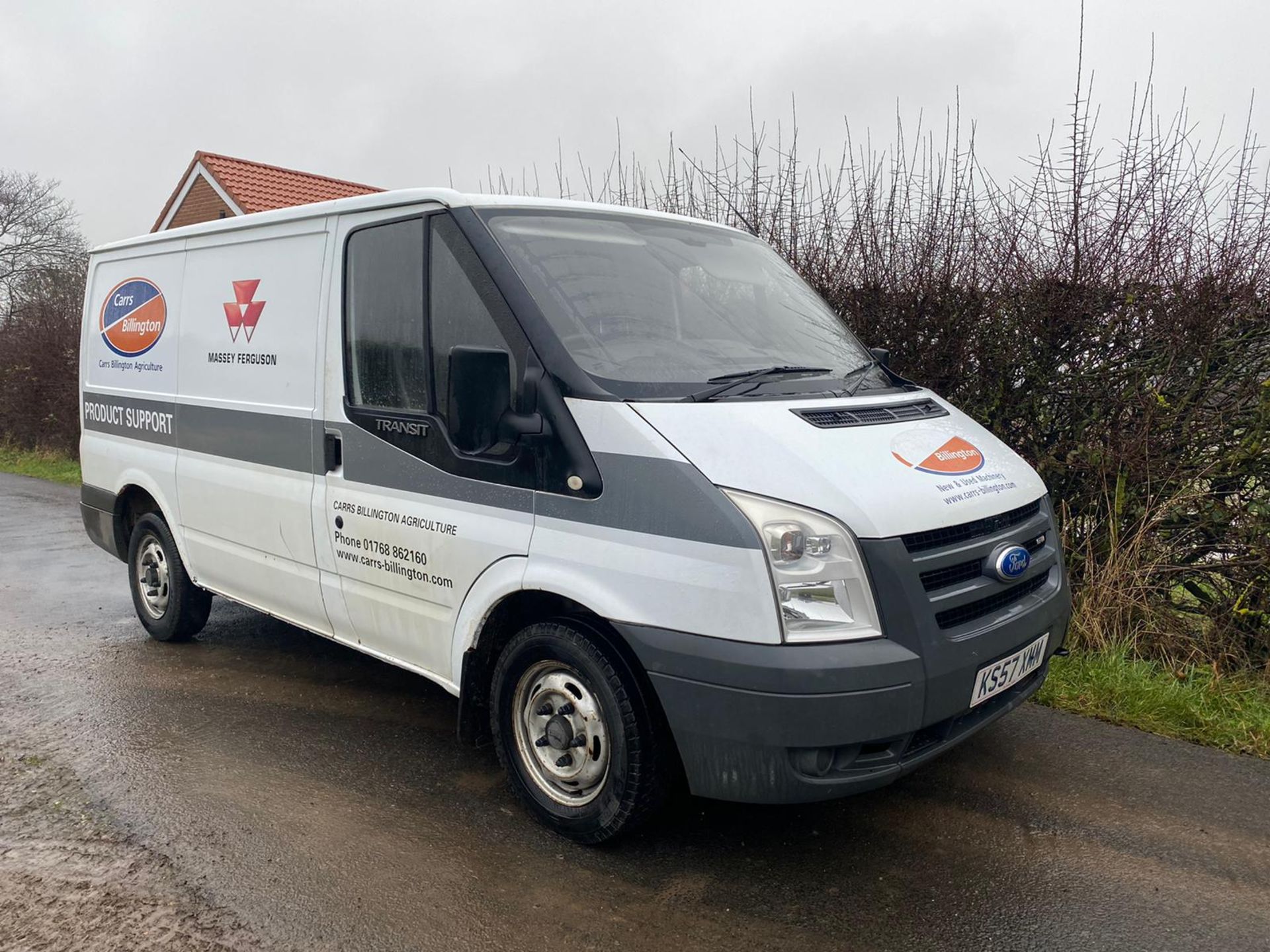 2008/57 REG FORD TRANSIT 85 T260S FWD 2.2 DIESEL WHITE PANEL VAN, SHOWING 1 FORMER KEEPER *PLUS VAT*