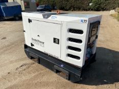 2013 SDMO R22 SUPER SILENT DIESEL GENERATOR, 4700 HOURS MITSUBISHI ENGINE *PLUS VAT*