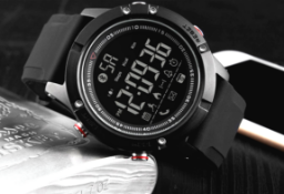 Black Smart Watch Digital Mens Skmei Activity Tracker *NO VAT*