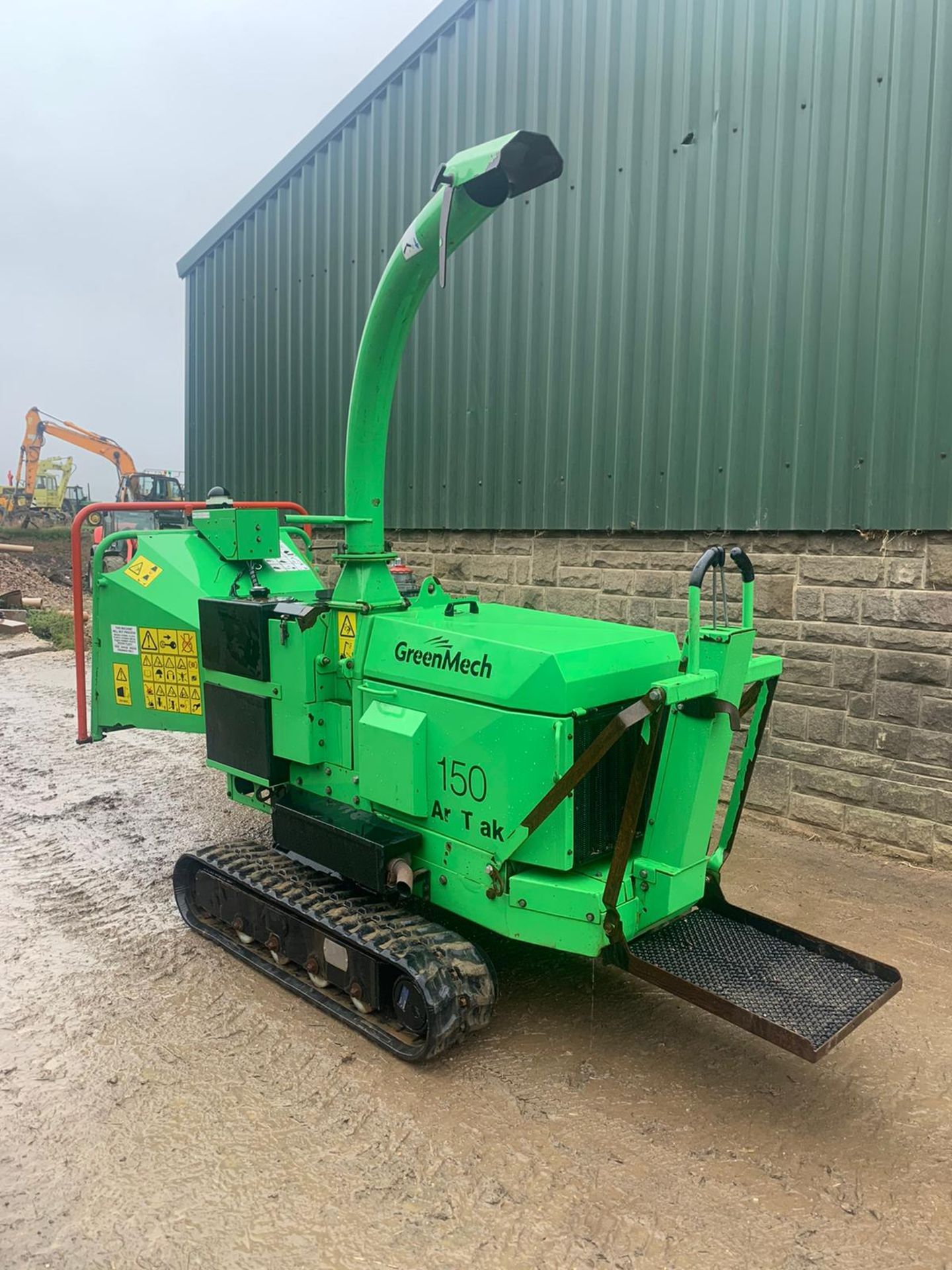 2014 GREENMECH ARB TRACK 150-35 STAND ON / WALK BEHIND WOOD CHIPPER, RUNS, DRIVES & CHIPS *PLUS VAT* - Image 4 of 5