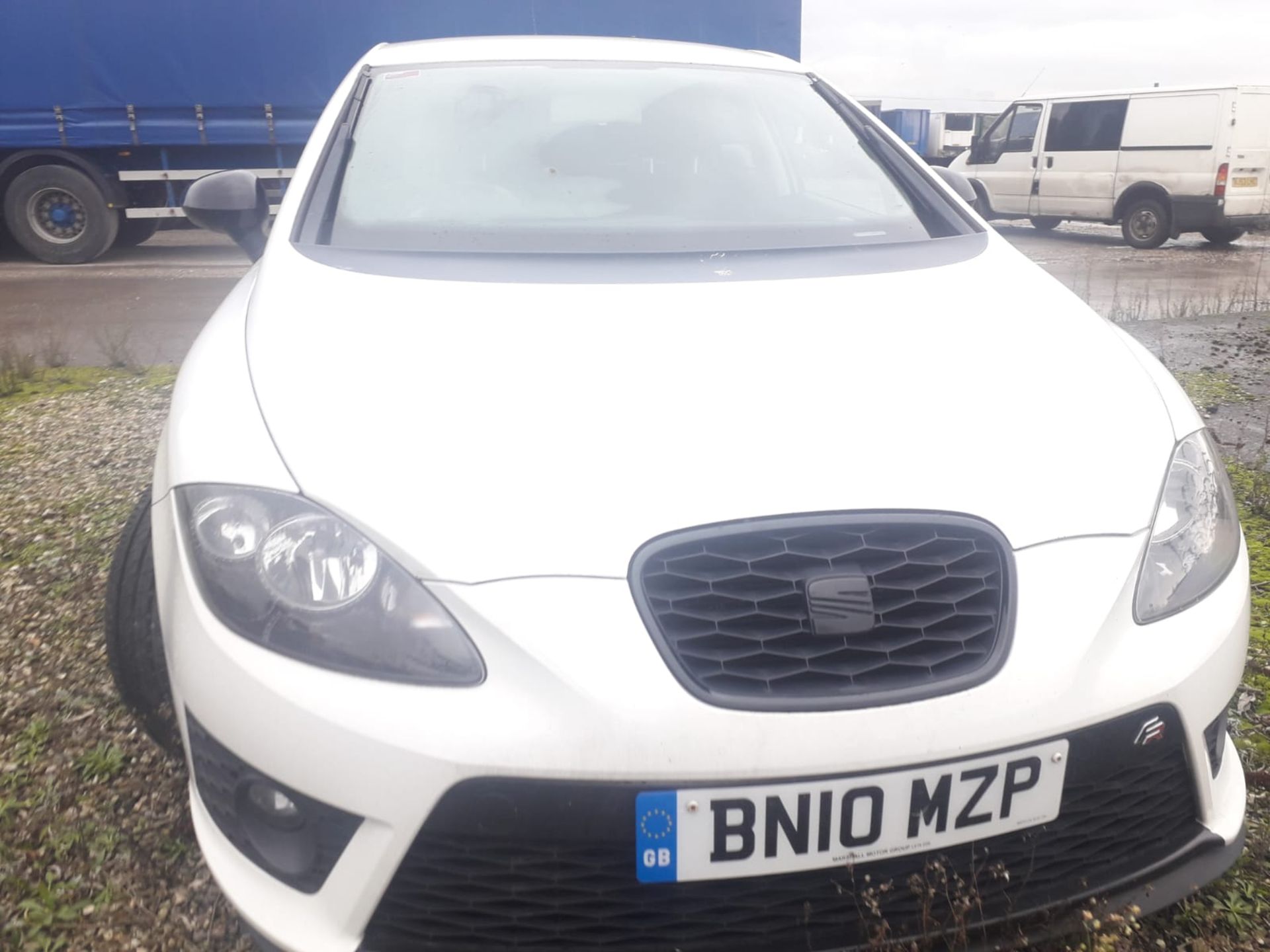 2010/10 REG SEAT LEON FR CR TDI 2.0 DIESEL WHITE 5DR HATCHBACK, SHOWING 2 FORMER KEEPERS *NO VAT* - Image 2 of 12