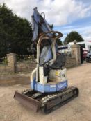 HANNEX N&B 15 RUBBER TRACKED CRAWLER EXCAVATOR, RUNS, DRIVES & DIGS, TRACKS ARE LIKE NEW *PLUS VAT*