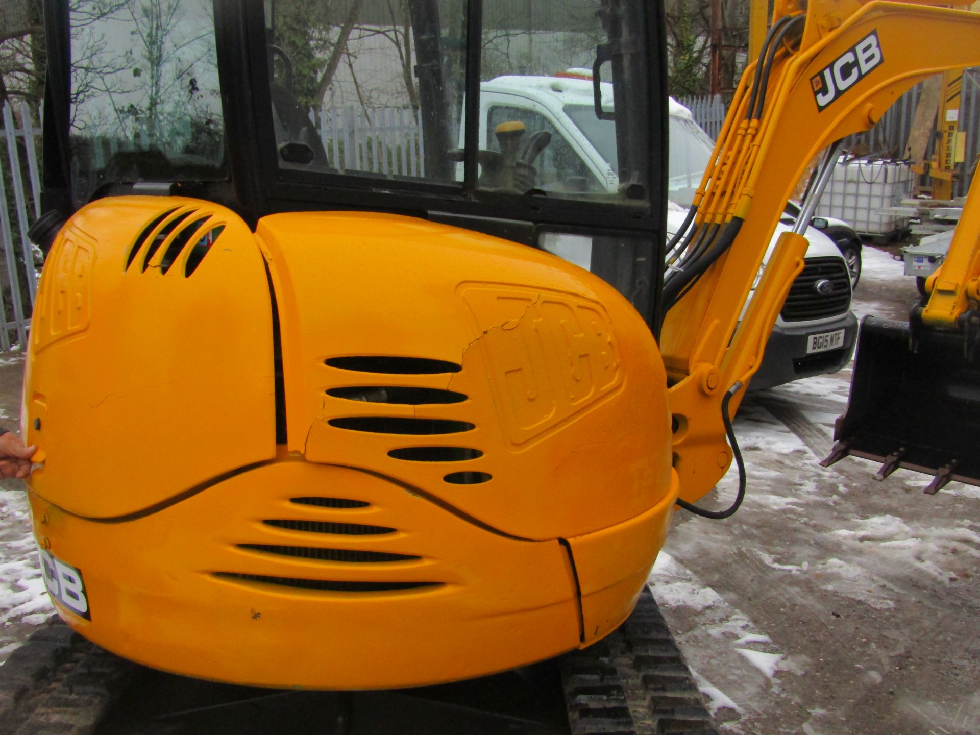 JCB 8025 TRACKED DIGGER / EXCAVATOR, SERIAL NUMBER 1226529, ZERO TAIL SWING, YEAR 2008 *PLUS VAT* - Image 9 of 10