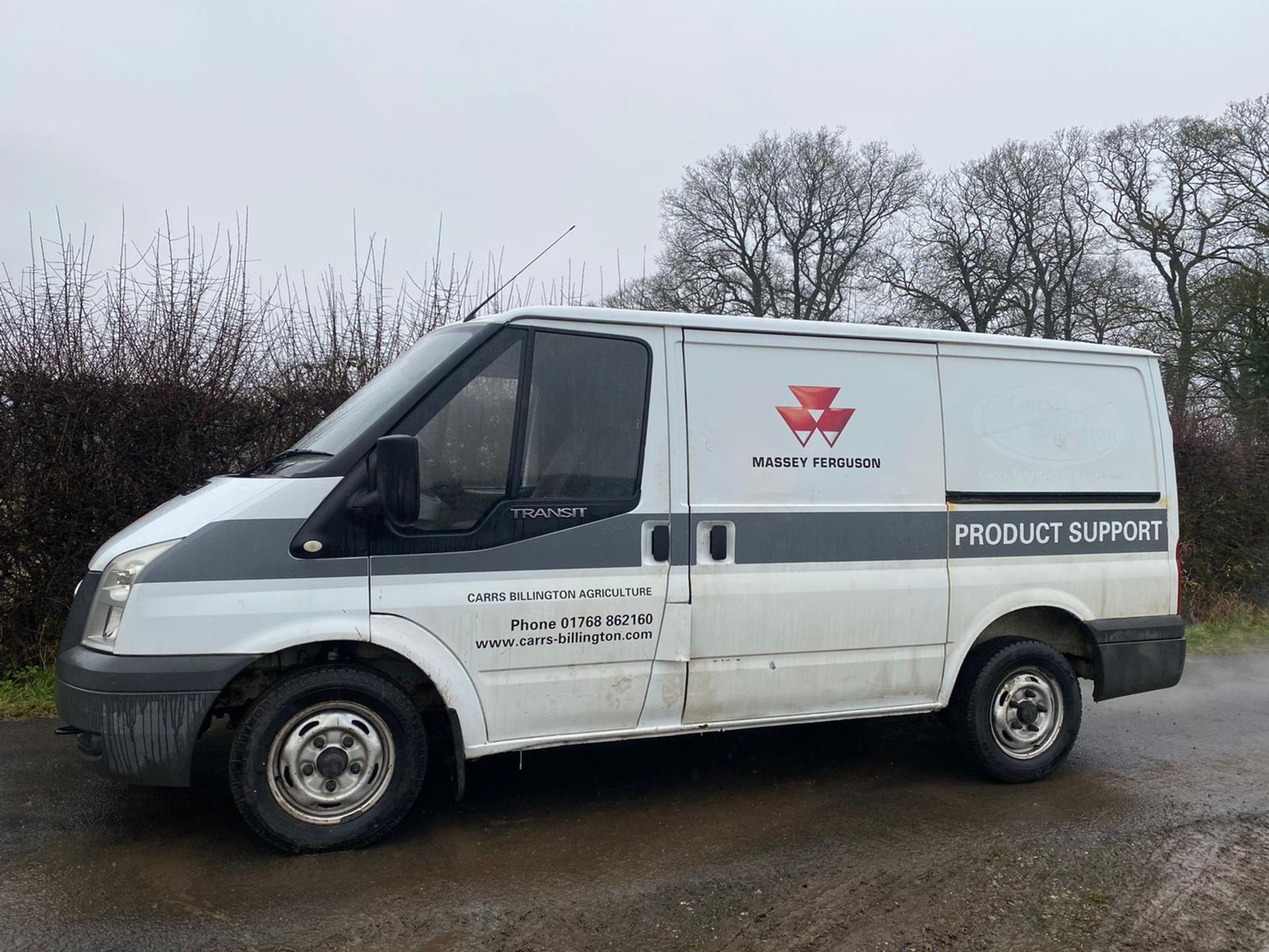 2008/57 REG FORD TRANSIT 85 T260S FWD 2.2 DIESEL WHITE PANEL VAN, SHOWING 1 FORMER KEEPER *PLUS VAT* - Image 3 of 9