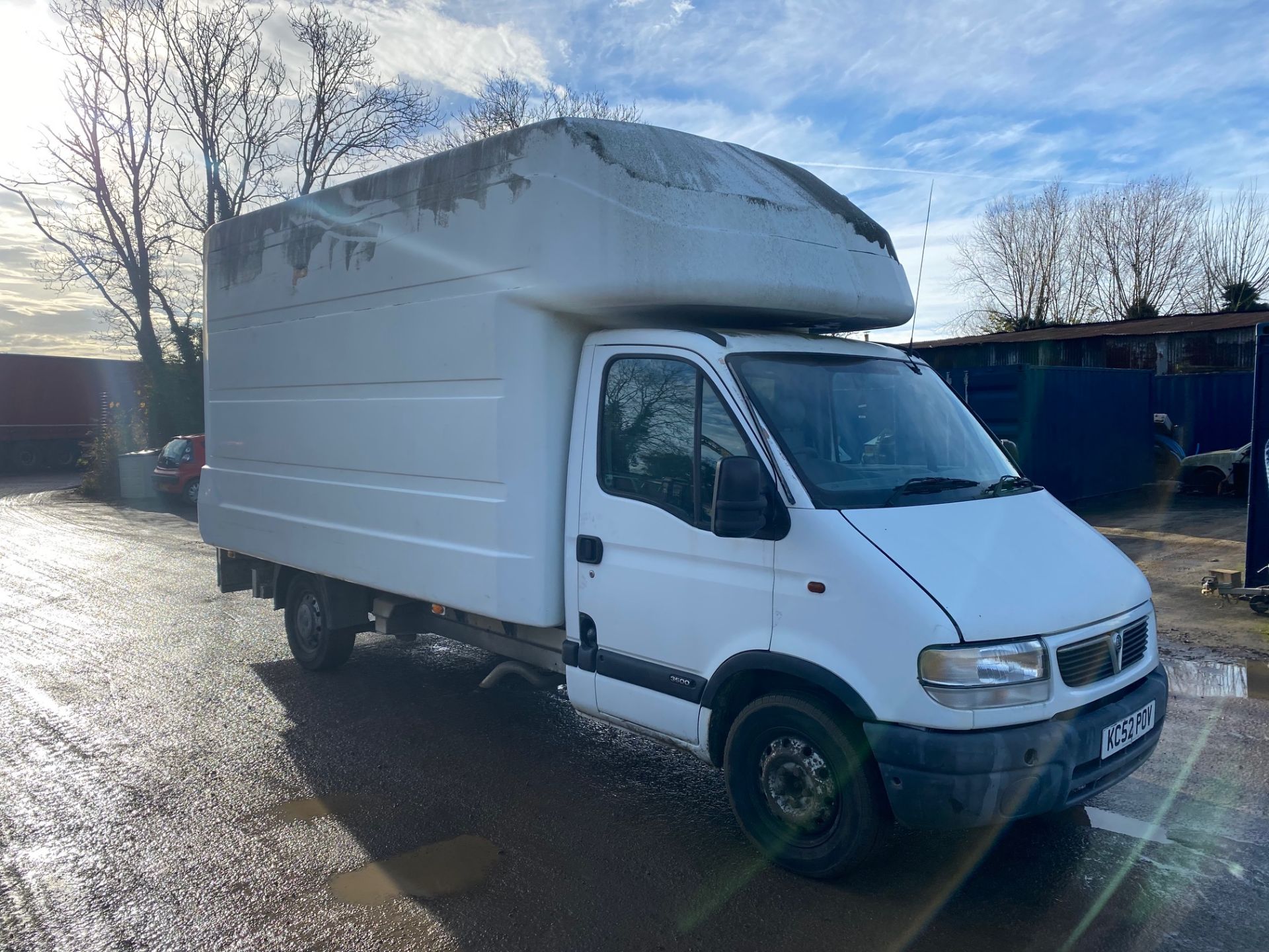 2003/52 REG VAUXHALL MOVANO DTI 3500 LWB 2.5 DIESEL BOX LUTON VAN, SHOWING 1 FORMER KEEPER *PLUS VAT